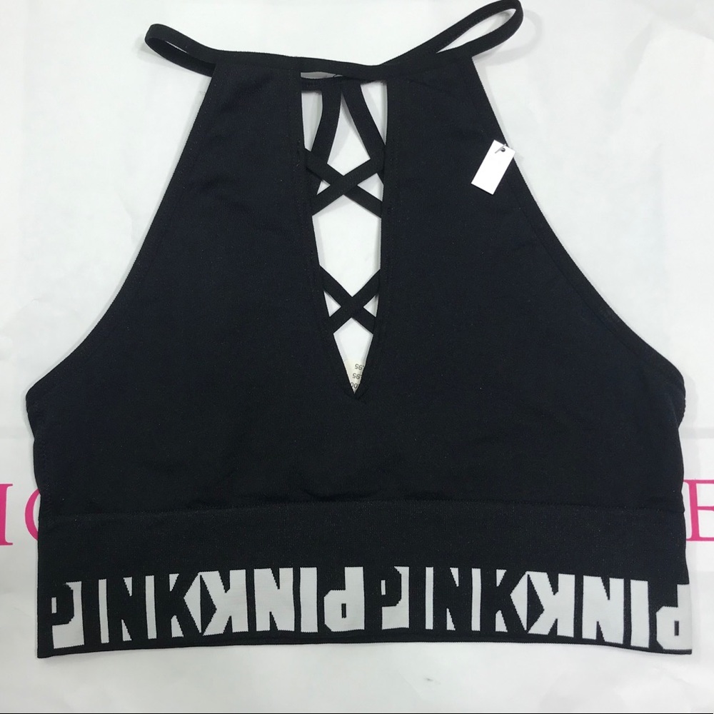 Victoria’s Secret Black sports bra Sz Small.